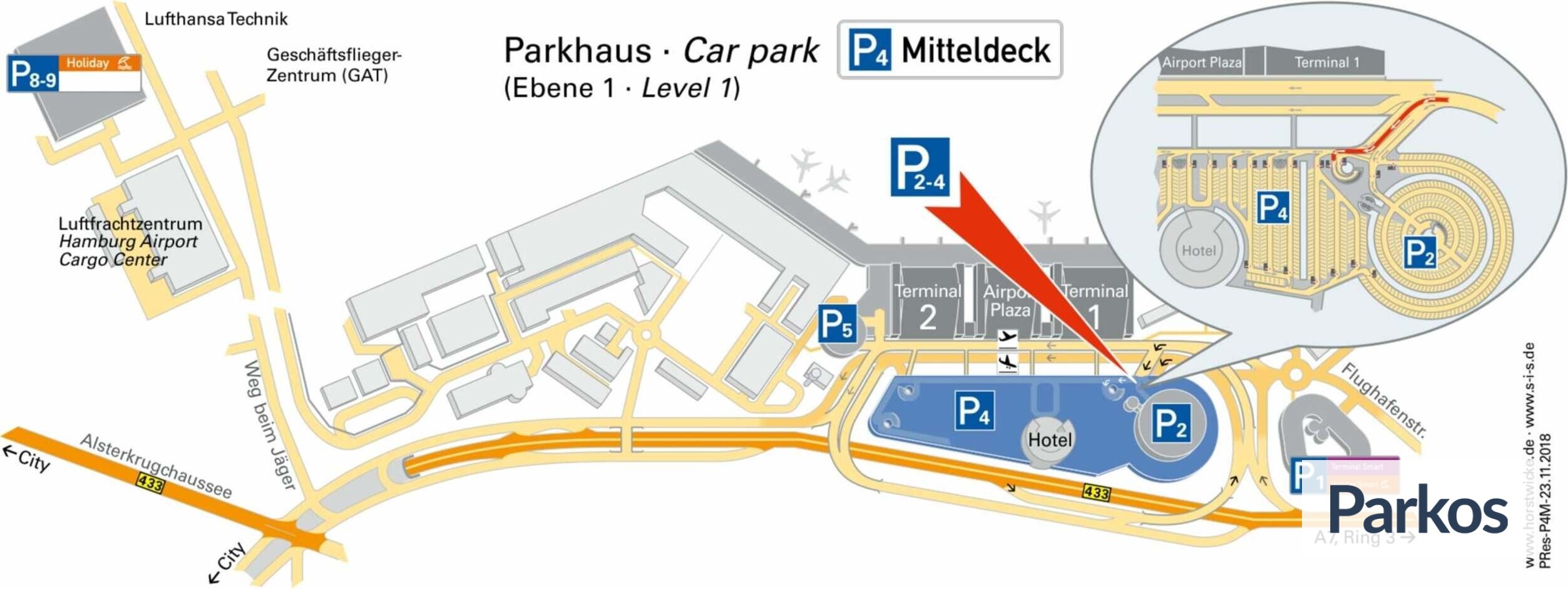 Parken Flughafen Hamburg Direkt Am Terminal parkos.de